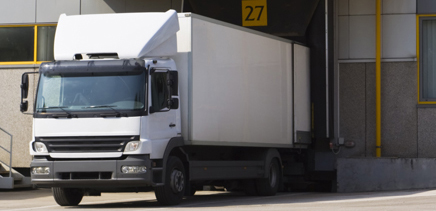 Transpirenaica camión estacionado